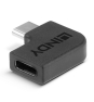 Lindy 41894 cambiador de género para cable USB 3.2 Type C Negro