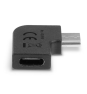 Lindy 41894 cambiador de género para cable USB 3.2 Type C Negro
