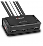 Lindy 42340 interruptor KVM Negro