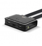 Lindy 42340 interruptor KVM Negro