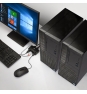 Lindy 42340 interruptor KVM Negro