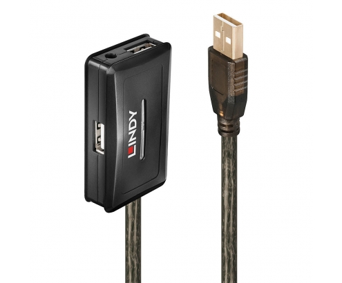 Lindy 42635 hub de interfaz USB 2.0 480 Mbit/s Gris