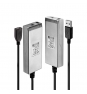 Lindy 42702 ampliador de red Transmisor y receptor de red Gris