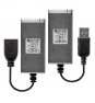 Lindy 42702 ampliador de red Transmisor y receptor de red Gris