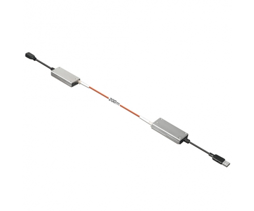 Lindy 42702 ampliador de red Transmisor y receptor de red Gris