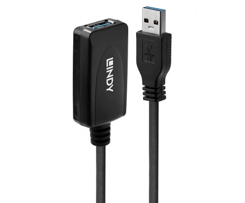 Lindy 43155 cable USB 5 m USB 3.2 Gen 1 (3.1 Gen 1) USB A Negro