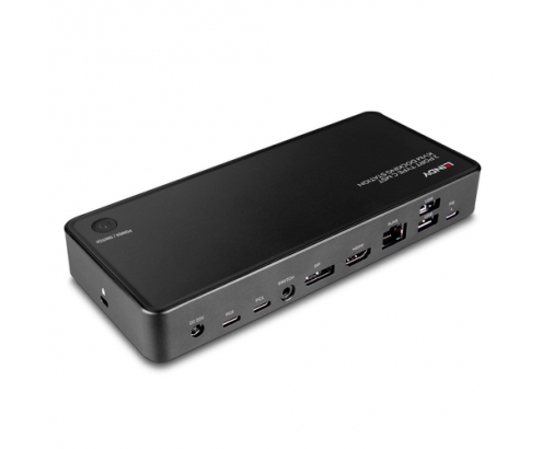 Lindy 43202 interruptor KVM Negro