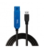 Lindy 43229 cable USB 15 m USB 3.2 Gen 1 (3.1 Gen 1) USB A Negro