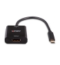 Lindy 43269 Adaptador gráfico USB 3840 x 2160 Pixeles Negro