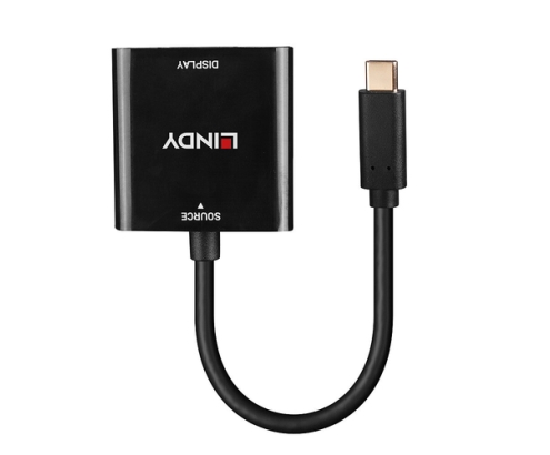 Lindy 43269 Adaptador gráfico USB 3840 x 2160 Pixeles Negro