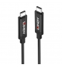 Lindy 43308 cable USB 5 m USB 3.2 Gen 2 (3.1 Gen 2) USB C Negro