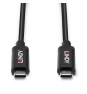 Lindy 43308 cable USB 5 m USB 3.2 Gen 2 (3.1 Gen 2) USB C Negro