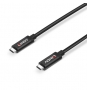 Lindy 43308 cable USB 5 m USB 3.2 Gen 2 (3.1 Gen 2) USB C Negro