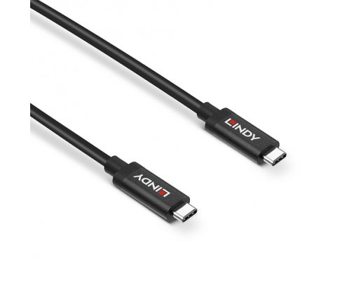 Lindy 43308 cable USB 5 m USB 3.2 Gen 2 (3.1 Gen 2) USB C Negro