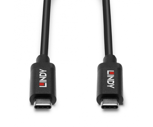 Lindy 43308 cable USB 5 m USB 3.2 Gen 2 (3.1 Gen 2) USB C Negro