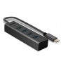 Lindy 43325 hub de interfaz USB 3.2 Gen 1 (3.1 Gen 1) Type-C 5000 Mbit/s Gris