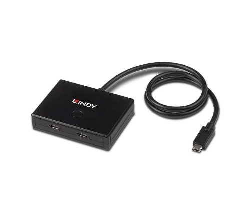 Lindy 43329 hub de interfaz USB 3.2 Gen 1 (3.1 Gen 1) Type-C 5000 Mbit/s Negro
