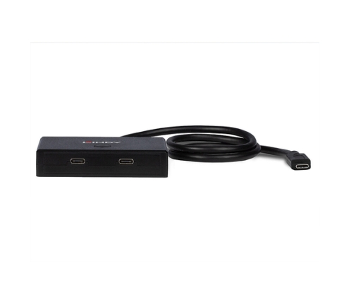 Lindy 43329 hub de interfaz USB 3.2 Gen 1 (3.1 Gen 1) Type-C 5000 Mbit/s Negro