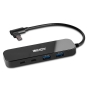 Lindy 43334 hub de interfaz USB 3.2 Gen 2 (3.1 Gen 2) Type-C 10000 Mbit/s Negro