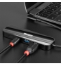 Lindy 43334 hub de interfaz USB 3.2 Gen 2 (3.1 Gen 2) Type-C 10000 Mbit/s Negro