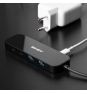 Lindy 43334 hub de interfaz USB 3.2 Gen 2 (3.1 Gen 2) Type-C 10000 Mbit/s Negro