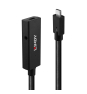 Lindy 43364 cable USB USB 3.2 Gen 2 (3.1 Gen 2) 5 m USB C 10 Gbit/s Negro