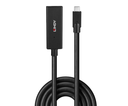 Lindy 43364 cable USB USB 3.2 Gen 2 (3.1 Gen 2) 5 m USB C 10 Gbit/s Negro