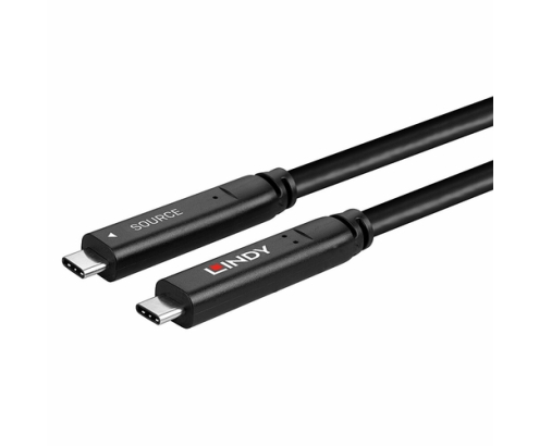 Lindy 43398 cable USB USB 3.2 Gen 1 (3.1 Gen 1) 10 m USB C Negro