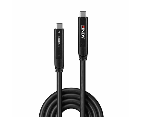 Lindy 43399 cable USB USB 3.2 Gen 1 (3.1 Gen 1) 15 m USB C Negro