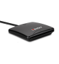 Lindy 43407 lector de tarjeta magnética USB Negro