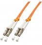 Lindy 46481 cable de fibra optica 2 m LC OM2 Naranja