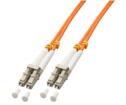 Lindy 46481 cable de fibra optica 2 m LC OM2 Naranja