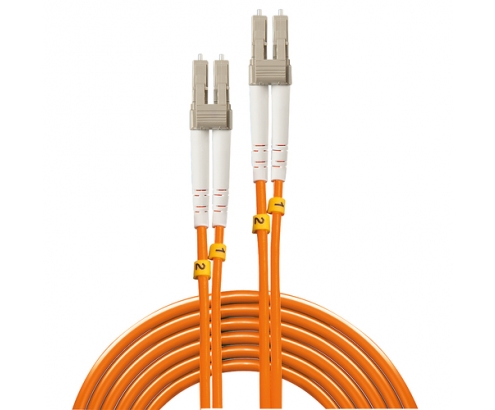 Lindy 46481 cable de fibra optica 2 m LC OM2 Naranja