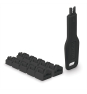 Lindy 47891 bloqueador de puerto Bloqueador de puerto + clave RJ-45 Negro Acrilonitrilo butadieno estireno (ABS) 10 pieza(s)