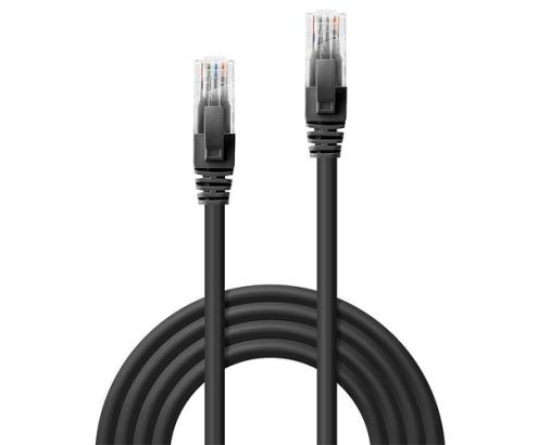 Lindy 48076 cable de red Negro 0,5 m Cat6 U/UTP (UTP)