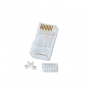 Lindy 62430 conector RJ-45 8-pin cat.6 Transparente