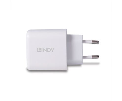 Lindy 73424 cargador de dispositivo móvil Universal Blanco Corriente alterna Carga rápida Interior