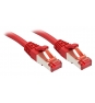 Lindy Cat.6 S/FTP 1m cable de red Rojo Cat6 S/FTP (S-STP)