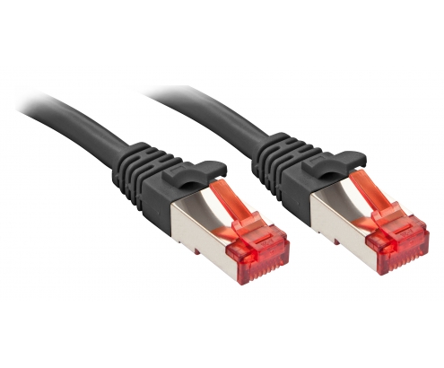Lindy Cat6 S/FTP 0.3m cable de red Negro 0,3 m S/FTP (S-STP)