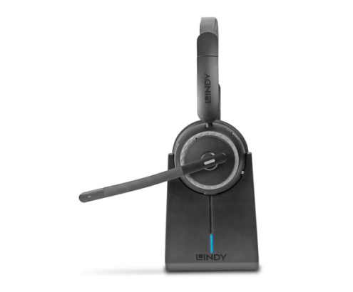Lindy L118 Auriculares Inalámbrico Diadema Oficina/Centro de llamadas USB Tipo C Bluetooth Base de carga Negro