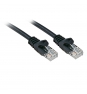 Lindy RJ-45/RJ-45 Cat.6 0.5m cable de red Negro 0,5 m Cat6 U/UTP (UTP)