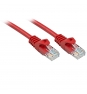 Lindy RJ-45/RJ-45 Cat6 0.5m cable de red Rojo 0,5 m U/UTP (UTP)