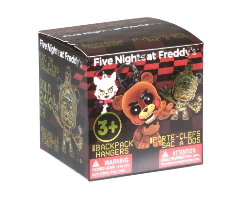 Llavero - Magicbox Five Nights at Feddy's Backpack Hangers S2, Colgadores de mochila, 5.5 cm de alto, Caja con figura sorpresa