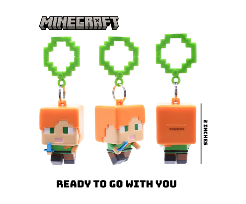 Llavero - Magicbox Minecraft™ Backpack Hanger S4, Caja sorpresa