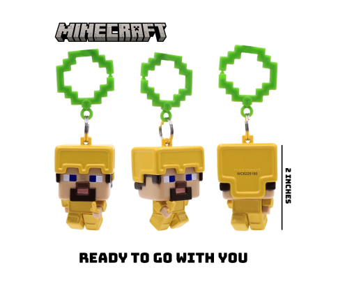 Llavero - Magicbox Minecraft™ Backpack Hanger S4, Caja sorpresa