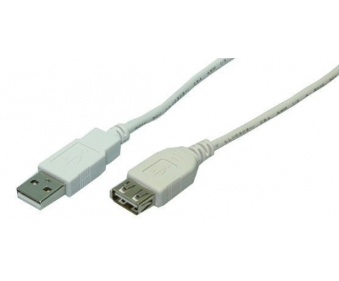 LogiLink 2m USB 2.0 cable USB USB A Gris
