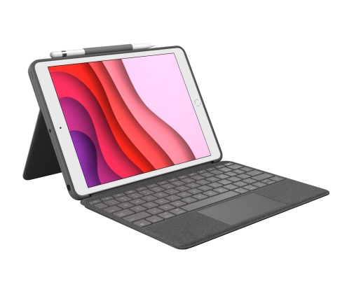 Logitech 920-009624 teclado para móvil QWERTZ Alemán Smart Connector Grafito
