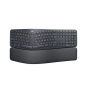 Logitech 920-010345 teclado Oficina Bluetooth Alemán Grafito