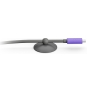 Logitech 952-000195 cable USB USB 3.2 Gen 2 (3.1 Gen 2) 5 m USB C Grafito, Violeta