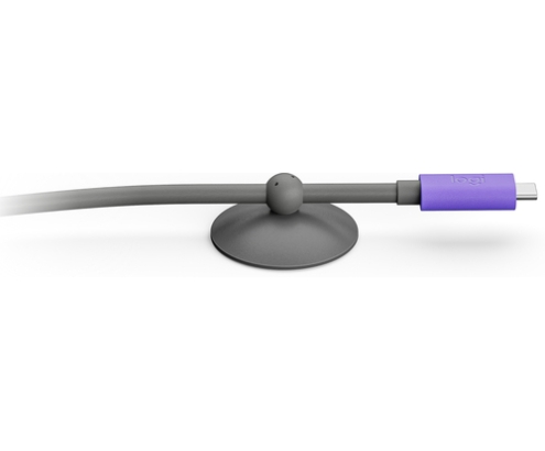 Logitech 952-000195 cable USB USB 3.2 Gen 2 (3.1 Gen 2) 5 m USB C Grafito, Violeta